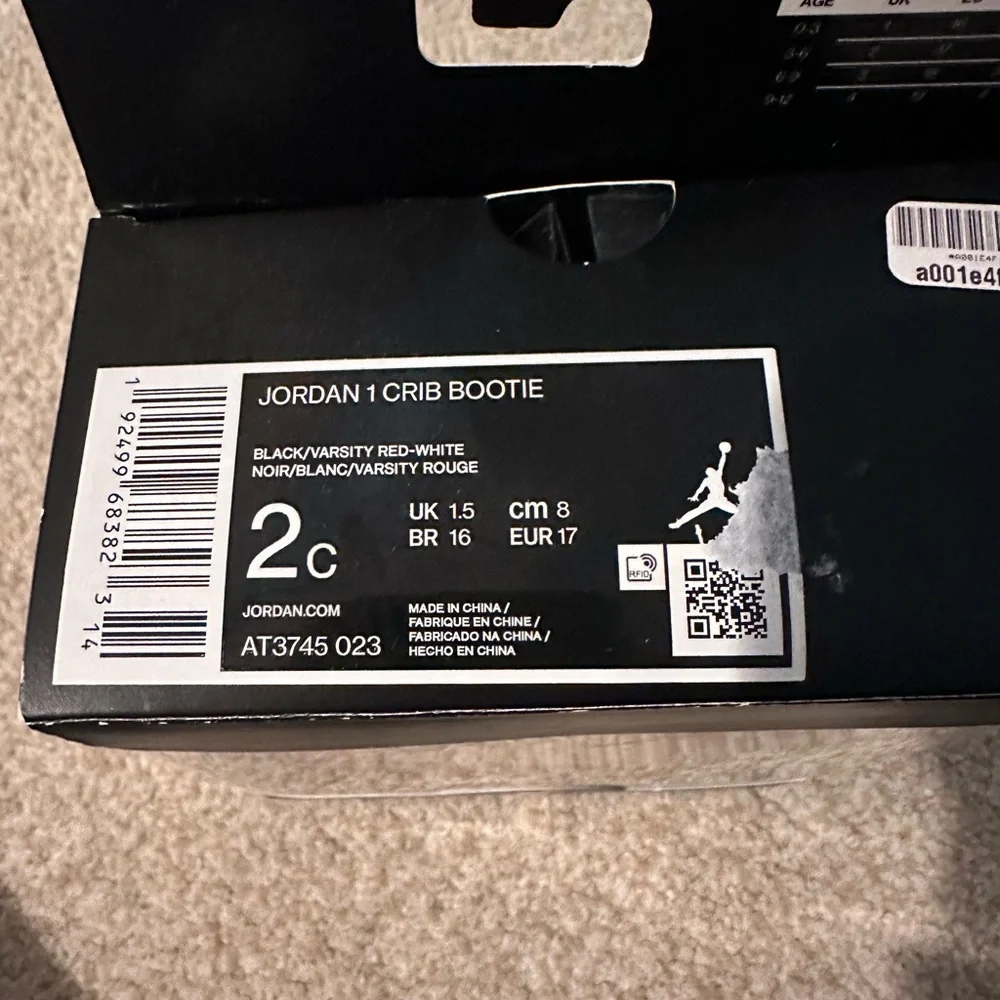 Jordan 1 crib bootie